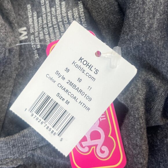 Barbie The Movie "I Am Kenough" Graphic Tshirt Mens Medium Gray New - Picture 8 of 11